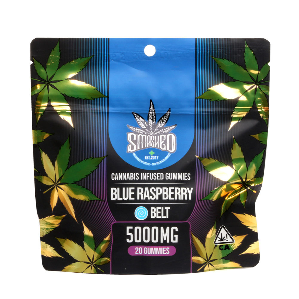 Blue Raspberry Belts 5000mg